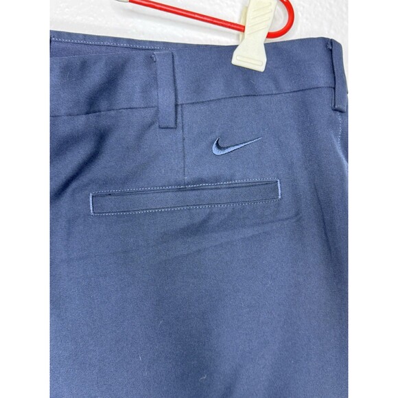 Nike Golf Dri-Fit Shorts Mens 38 Navy Blue Standard Fit 9.5" Inseam Fit Dry - Picture 8 of 12